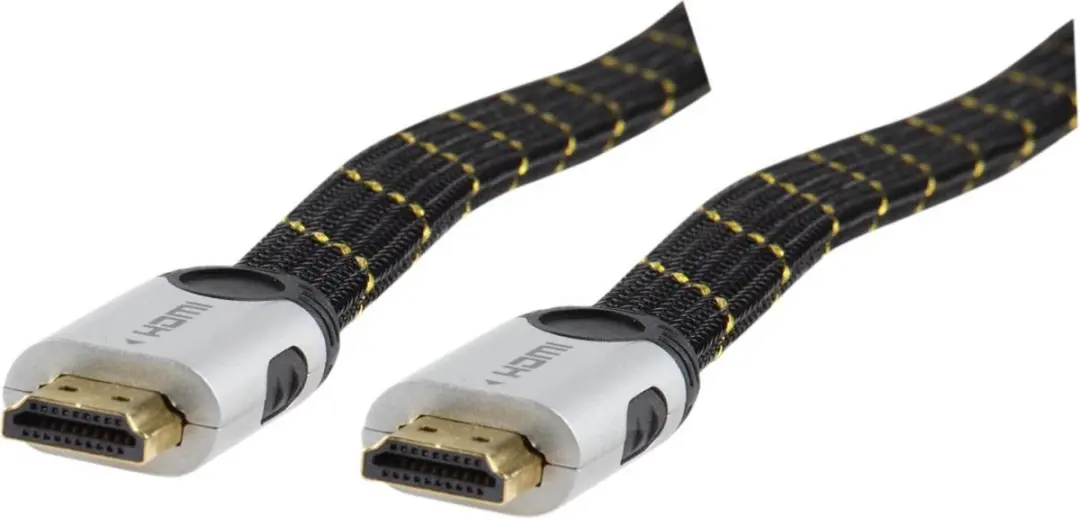 HDMI 1.3 Platte Kabel met Metalen Plug, 1.5m