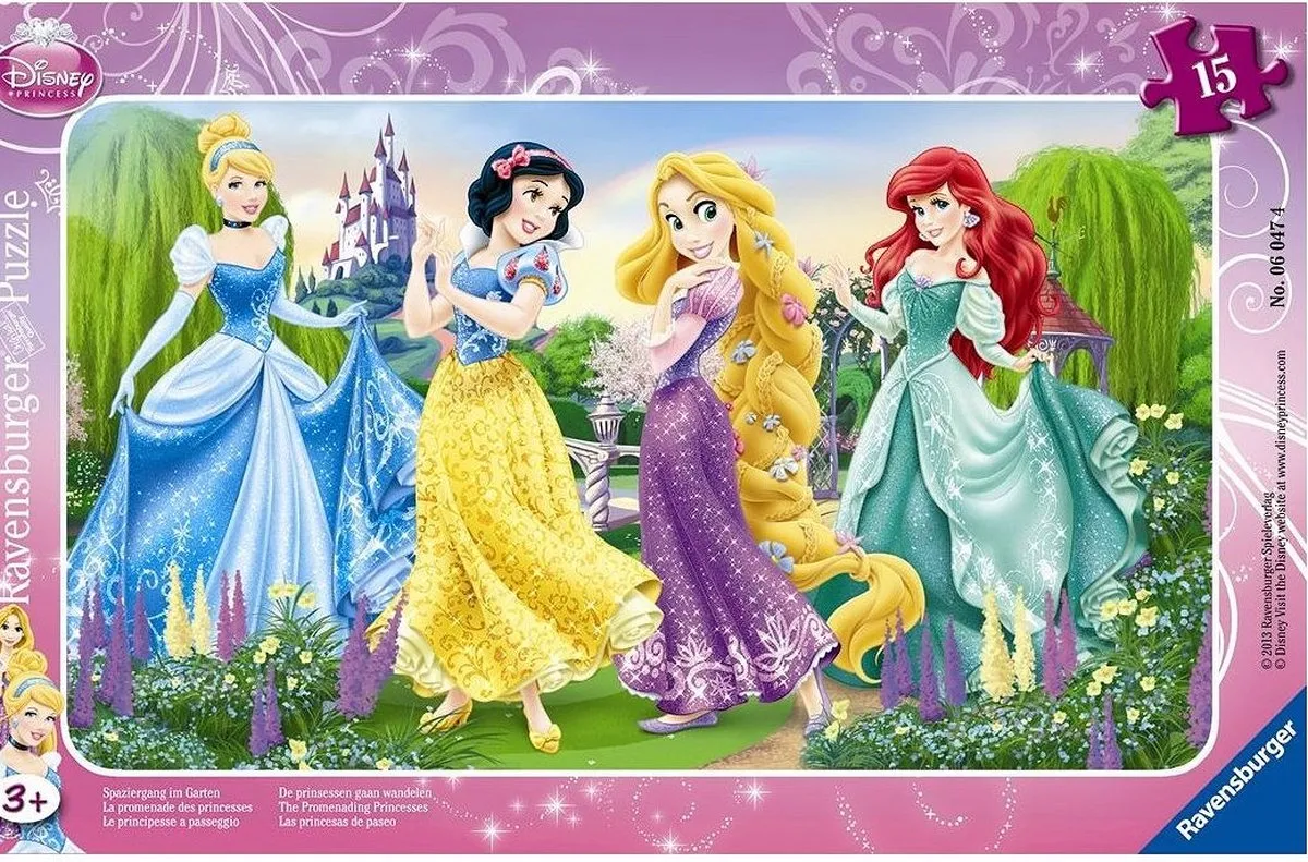 Ravensburger De Prinsessen Gaan Wandelen Puzzel 15 Stuks