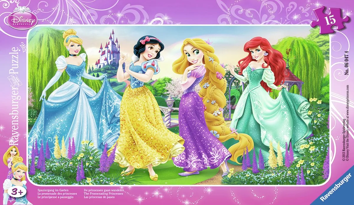 Ravensburger De Prinsessen Gaan Wandelen Puzzel 15 Stuks - Multicolor