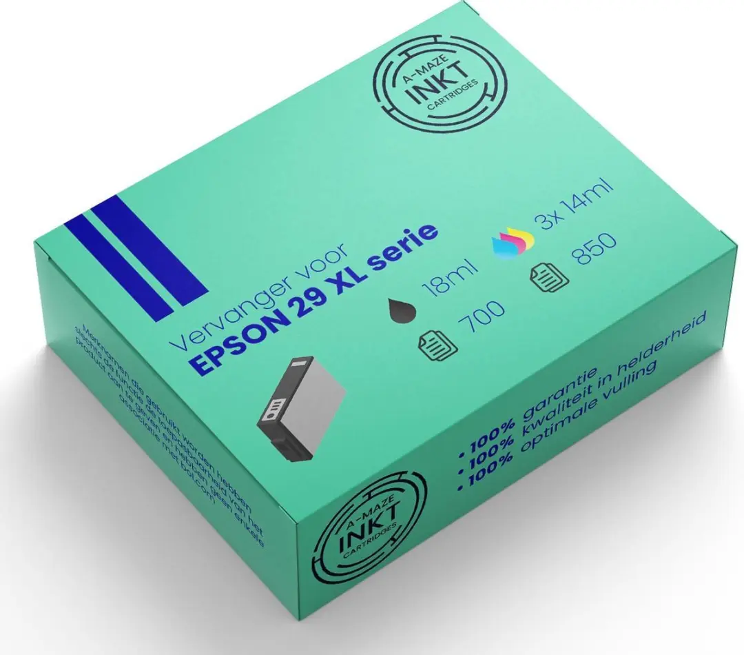 Huismerk Epson 29XL (T2996) Inktcartridge 4-kleuren Voordeelbundel Hoge capacite
