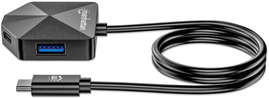 Manhattan 181150 USB-Hub 4-Port USB 3.0 - Zwart