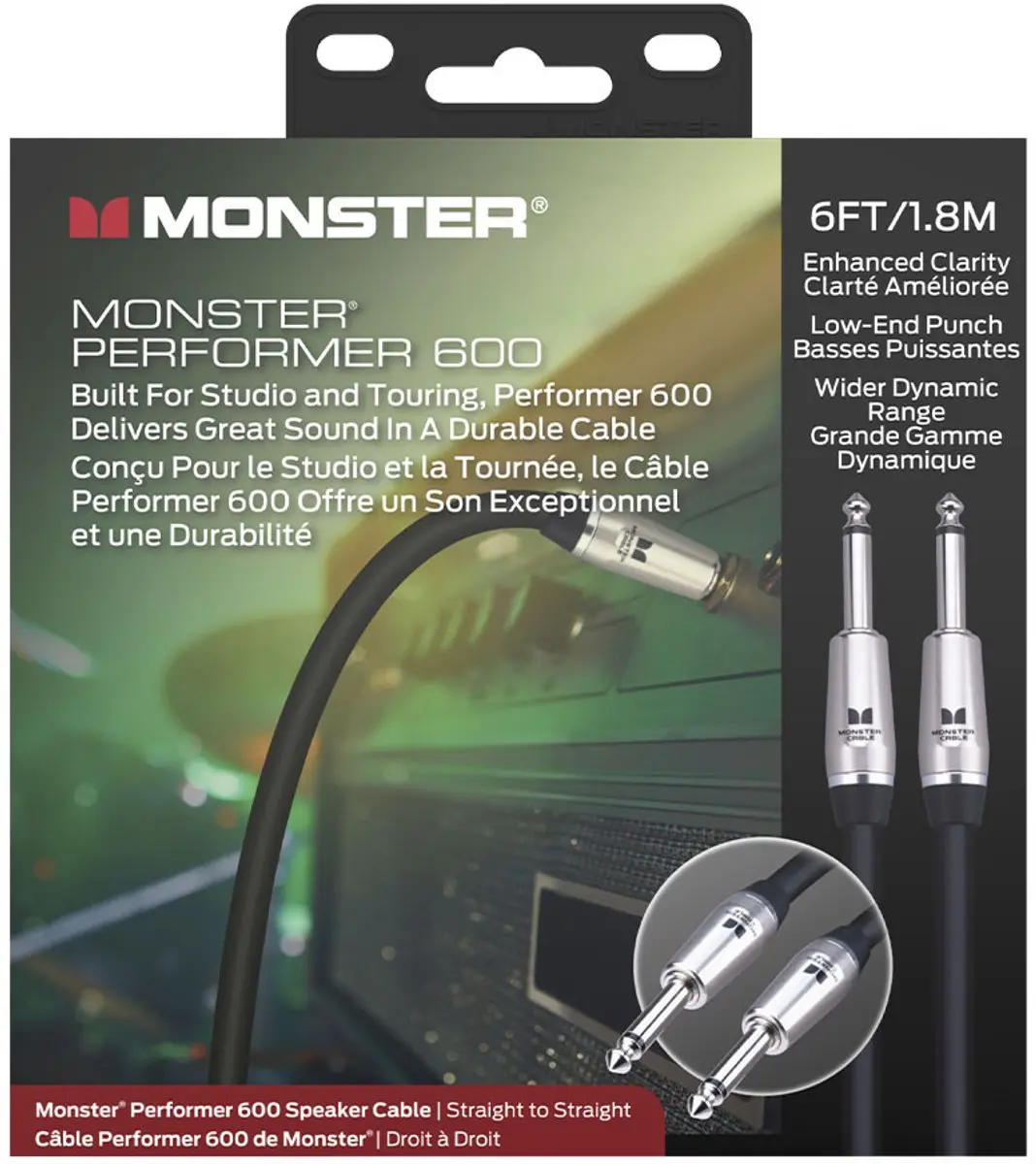 Monster Cable Performer 600 Jack Speakerkabel 1.8m