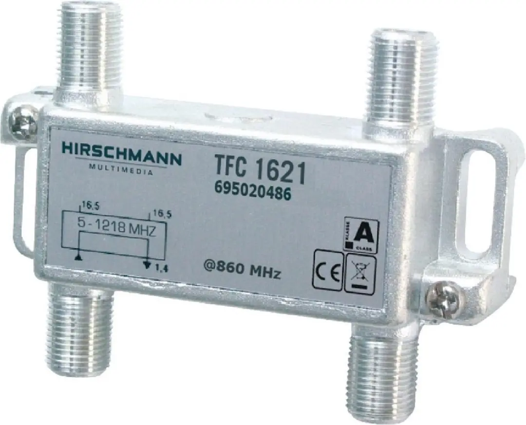 Hirschmann multitap TFC1621 met 2 uitgangen