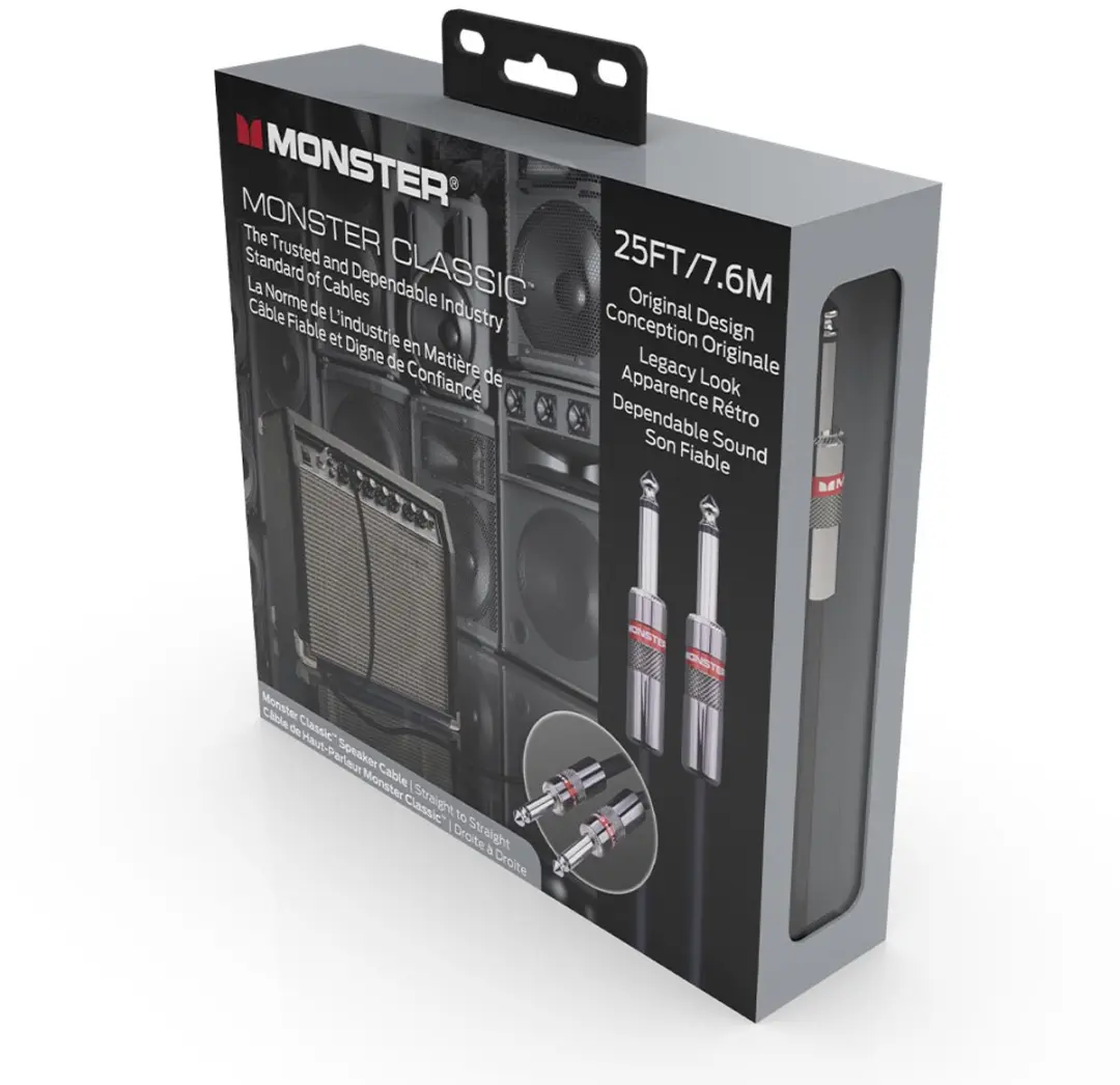Monster Cable Classic Speakerkabel 600505 7.5m - Zwart
