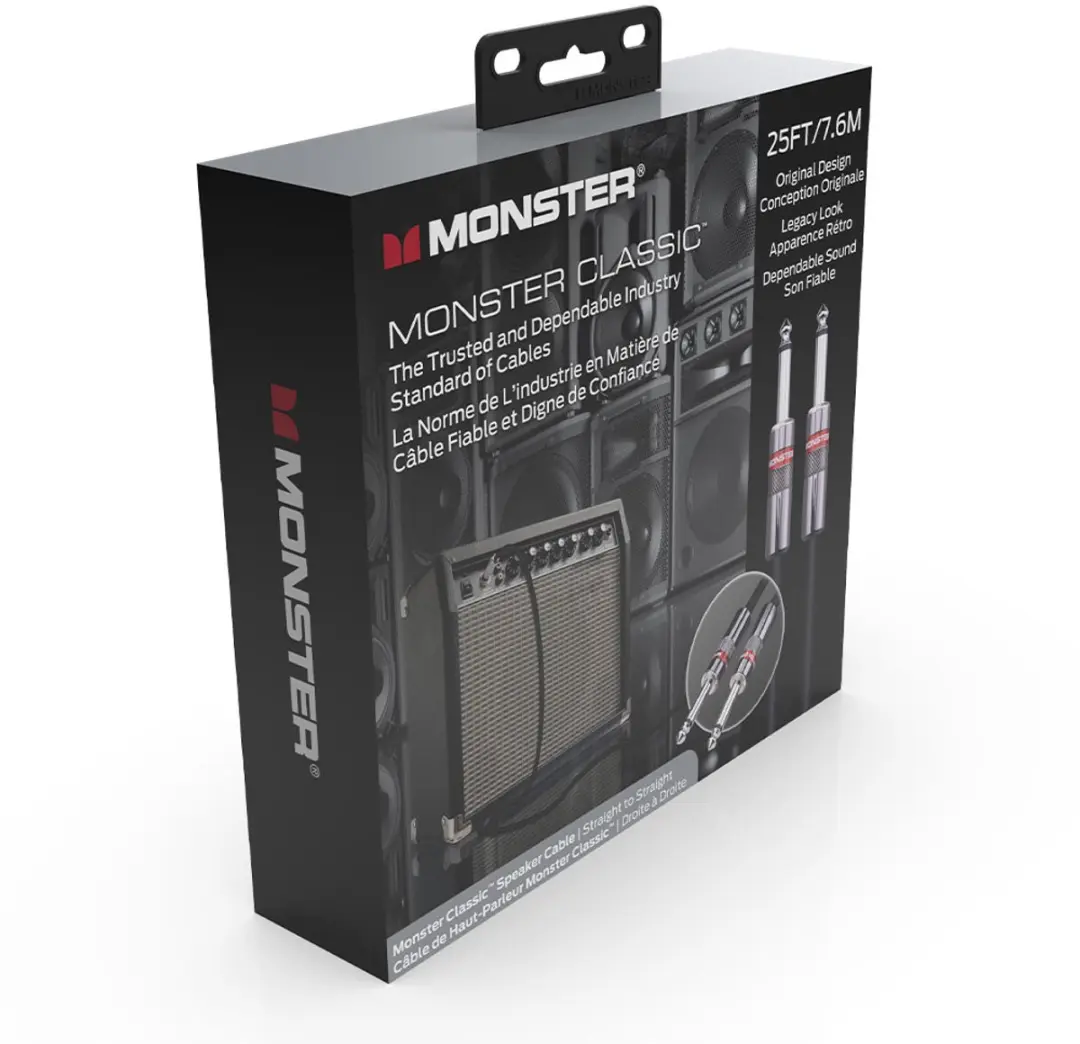 Monster Cable Classic Speakerkabel 600505 7.5m - Zwart