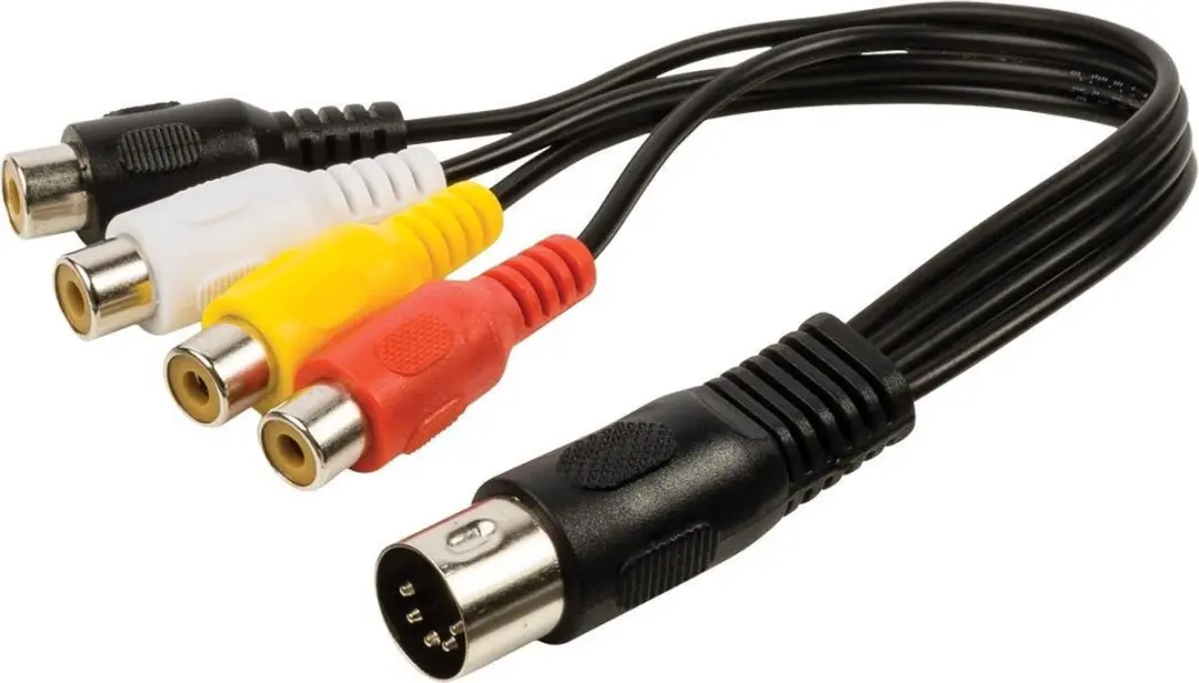 Valueline Adapter kabel DIN 5pins mannelijk