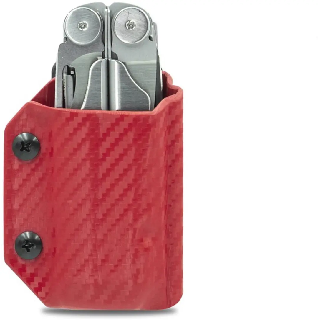 Clip & Carry Kydex Sheath CF-Red Leatherman Wave