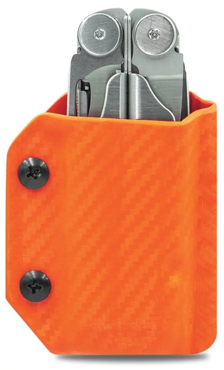 Clip & Carry Kydex Sheath CF-Orange Leatherman Wave