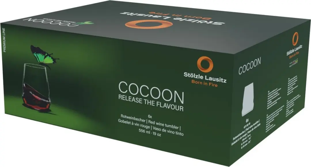 Stölzle Lausitz Waterglas Cocoon 55,5cl - Set van 6
