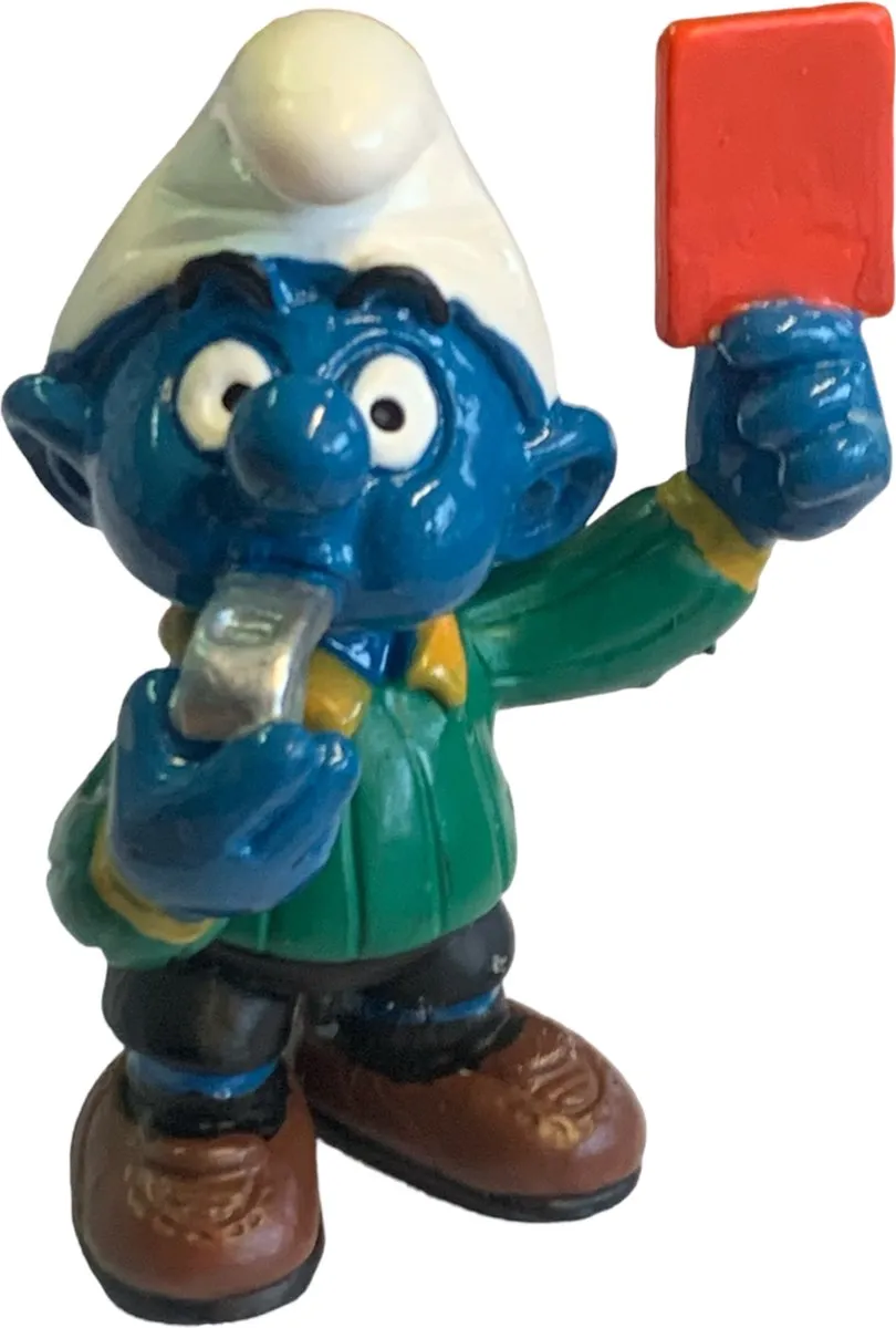 Schleich Smurf Scheidsrechter Speelfiguur