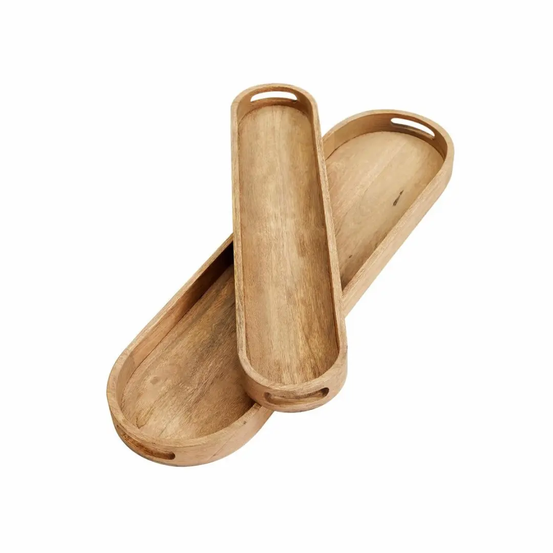 Loberon Zephyria Bruin Dienbladset - 2 Stuks