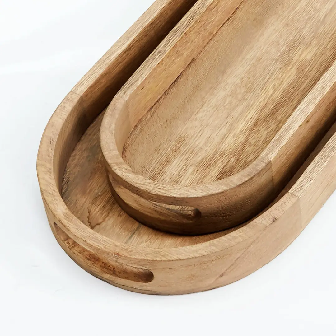 Loberon Zephyria Bruin Dienbladset - 2 Stuks
