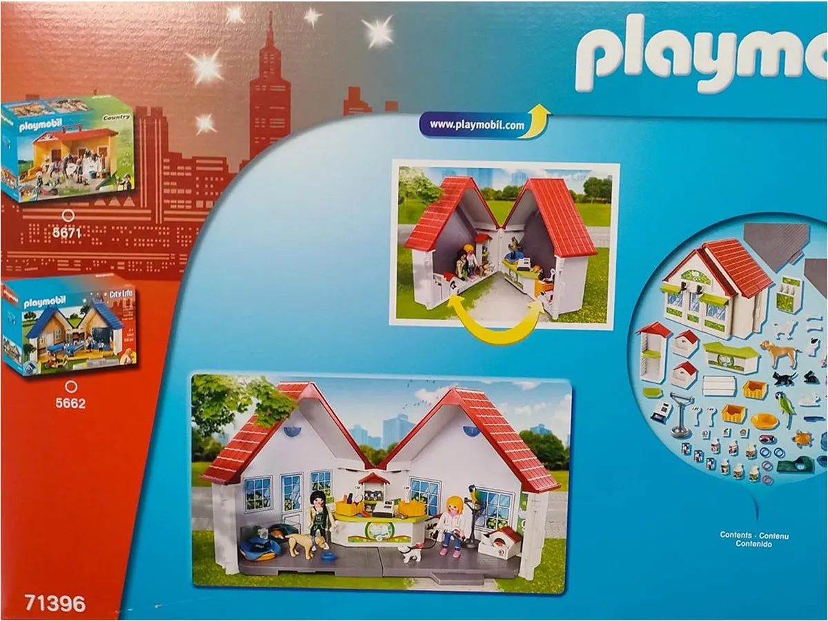 Playmobil Draagbare Dierenwinkel P-71396 - Meerkleurig