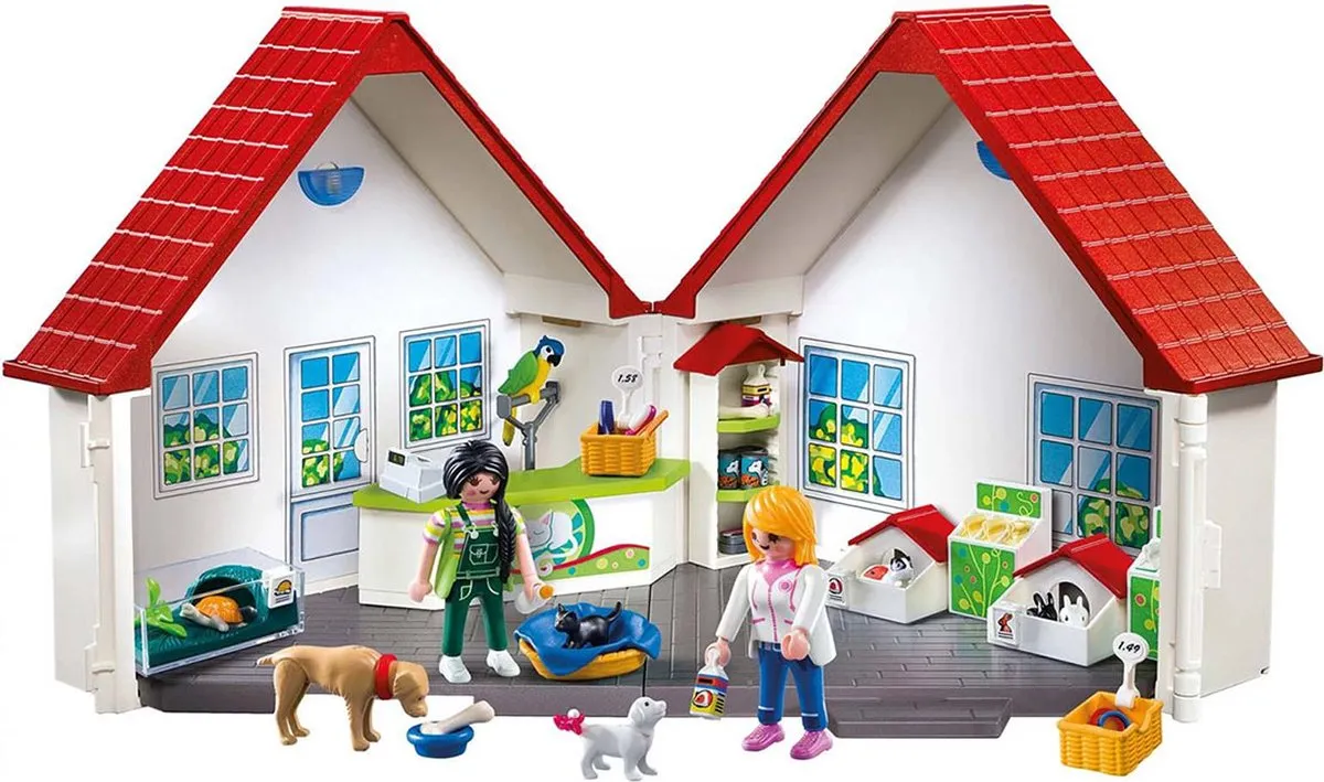 Playmobil Draagbare Dierenwinkel P-71396 - Meerkleurig