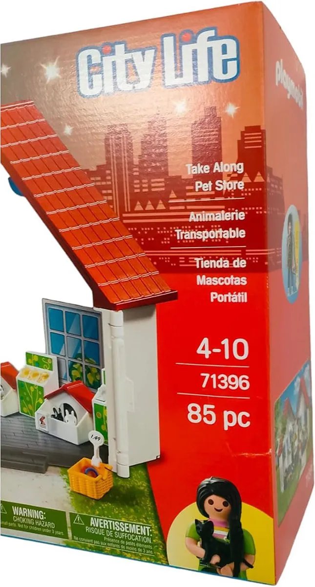 Playmobil Draagbare Dierenwinkel P-71396 - Meerkleurig