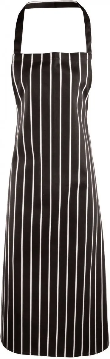 Premier Classic Stripe Bib Apron PR110
