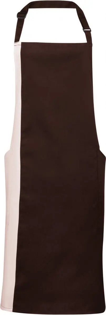 Premier Contrast Bib Apron PR162