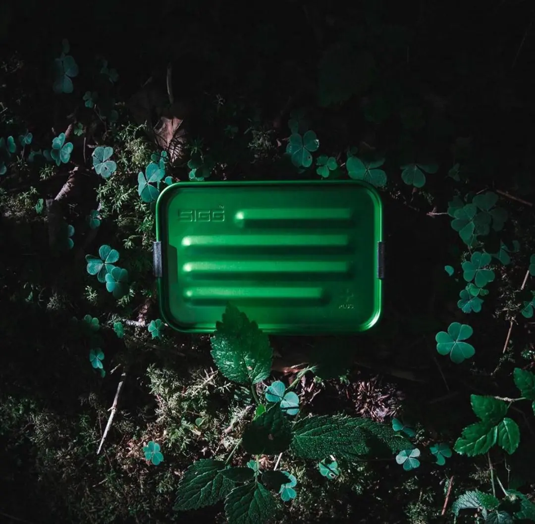 Sigg Small Metal Lunchbox Plus 8697-30 - 0,8L - Groen - afbeelding 6 van 6