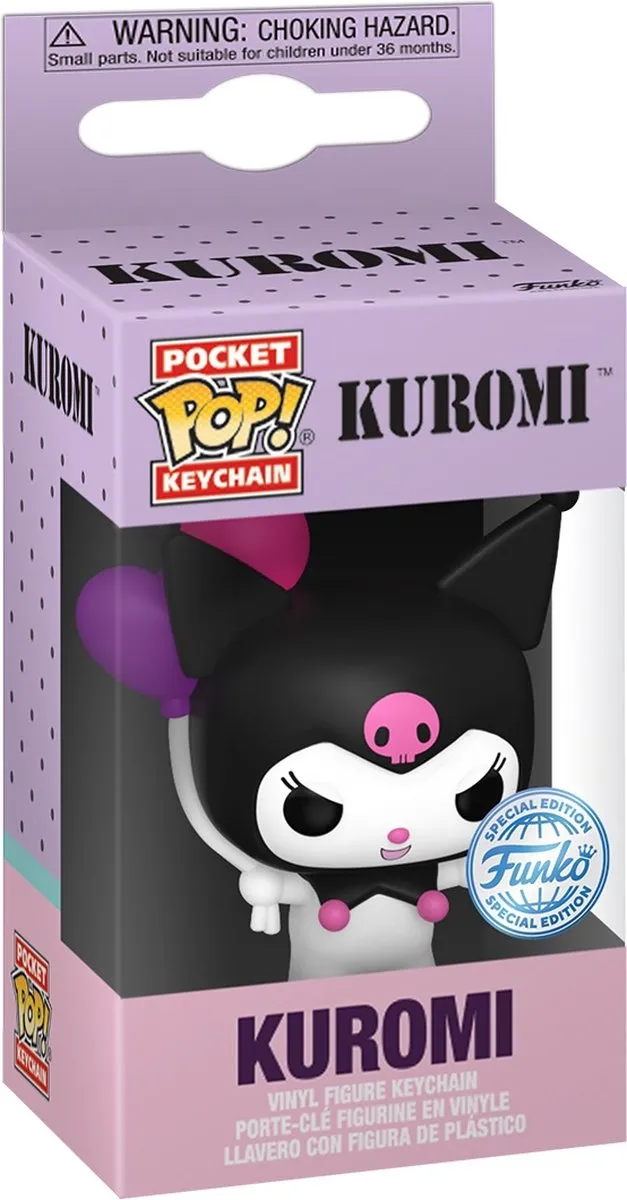 Funko Kuromi Pocket Keychain - Multi