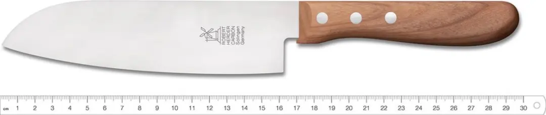 Robert Herder Santoku Koksmes 16,5 cm Kersenhout - afbeelding 4 van 6