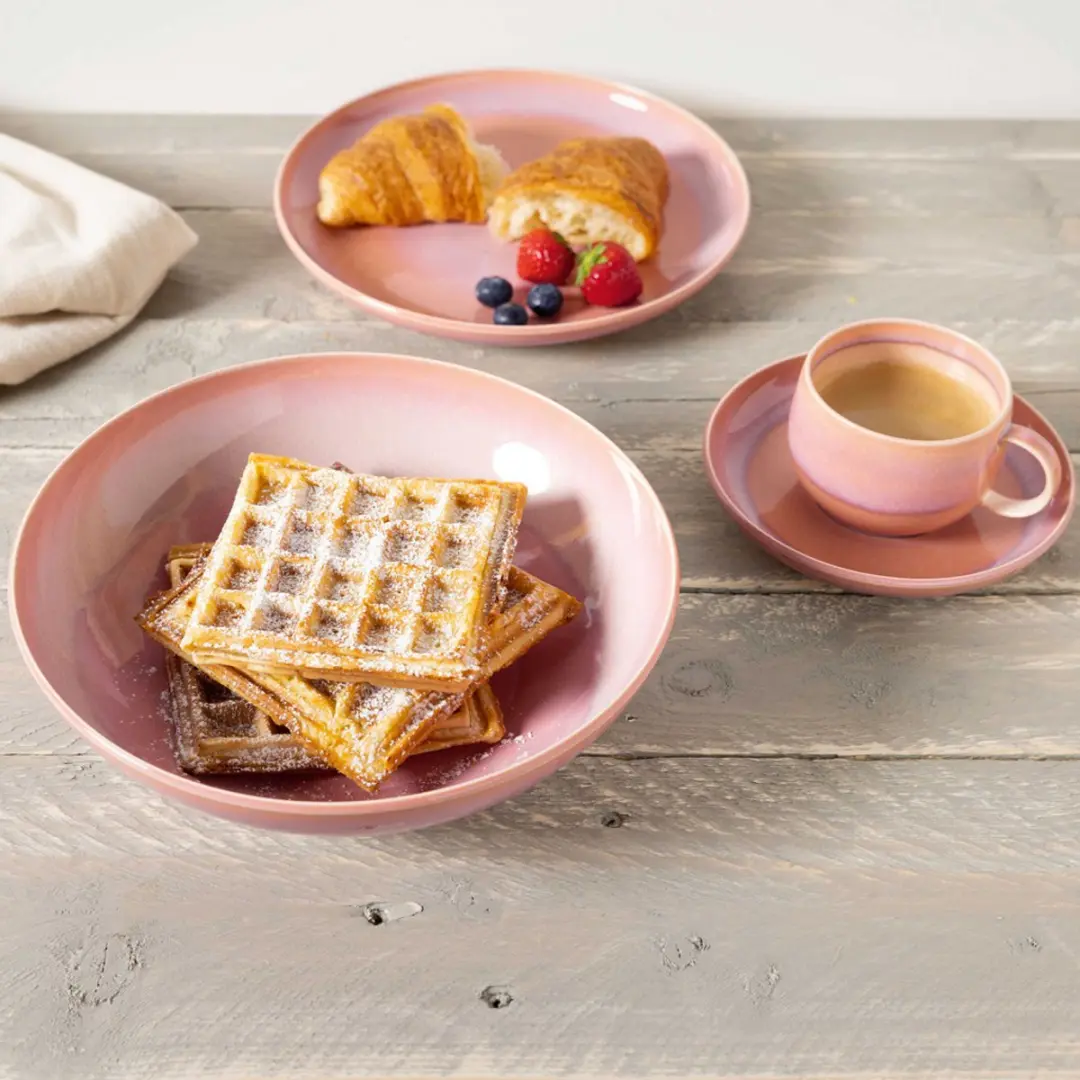 Like by Villeroy & Boch Perlemor Koffie-onderzetter 16,1cm - Coral