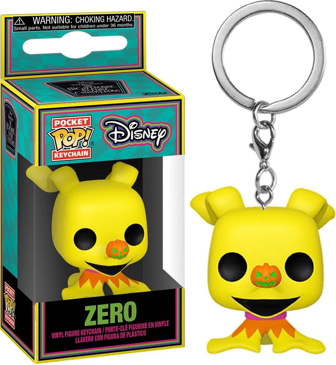 Funko Pocket Pop! Zero The Nightmare Before Christmas - Veelkleurig