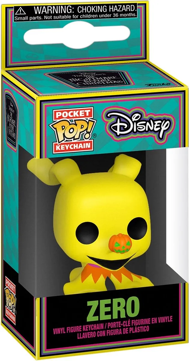 Funko Pocket Pop! Zero The Nightmare Before Christmas - Veelkleurig