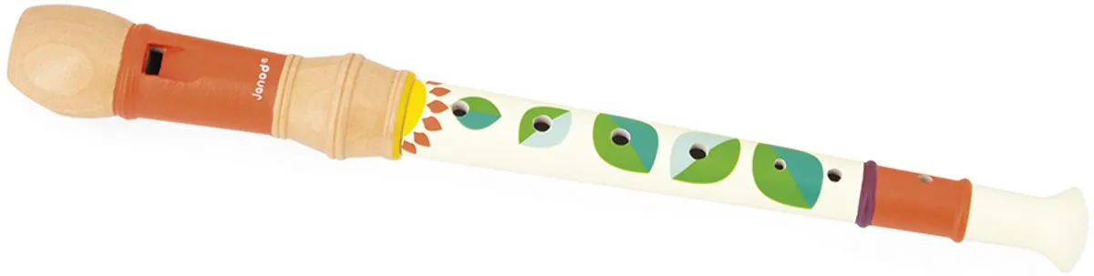 Janod Gioia Houten Blokfluit - Jungle Patronen - 3+ Jaar