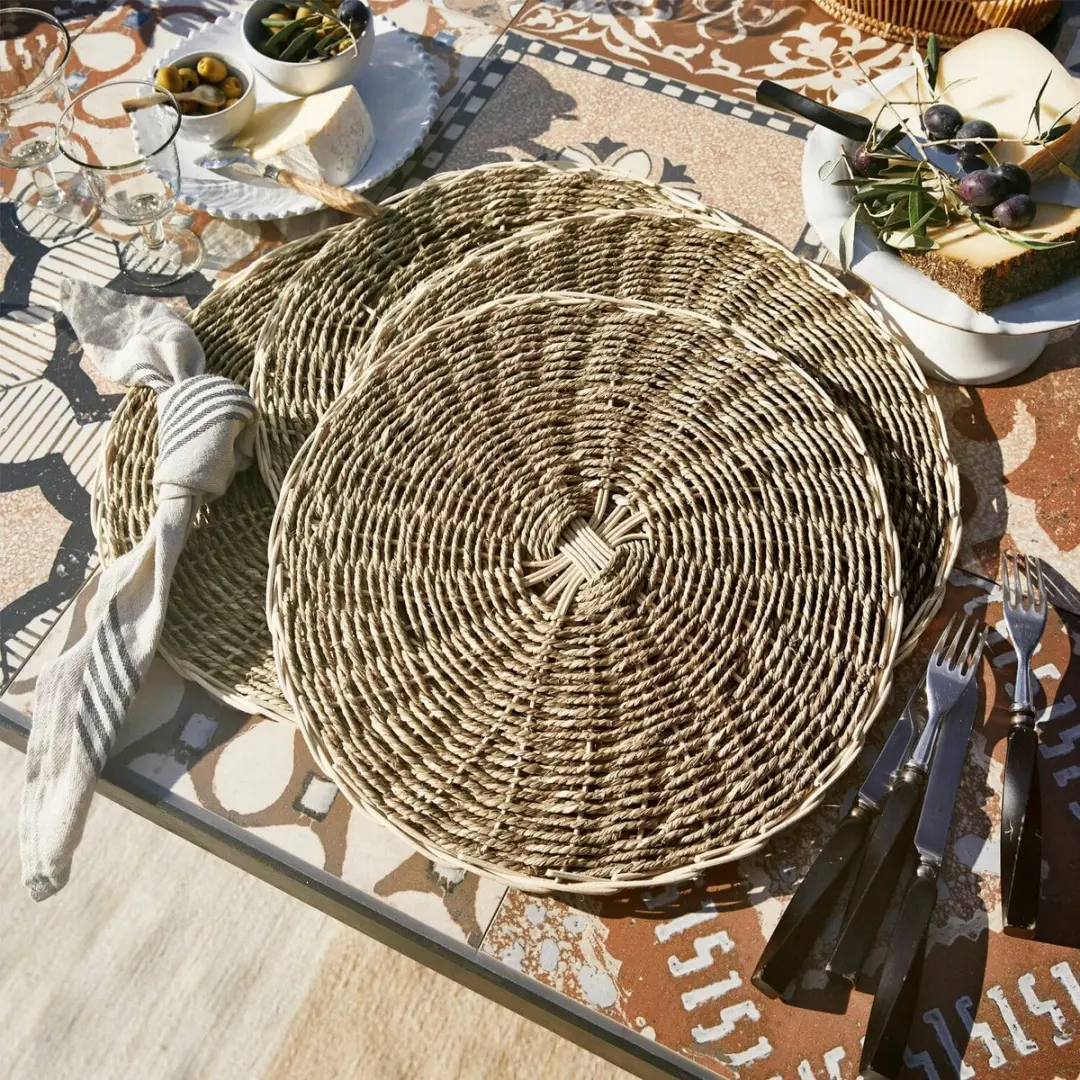 Loberon Placemats - 4 Stuks Bruin