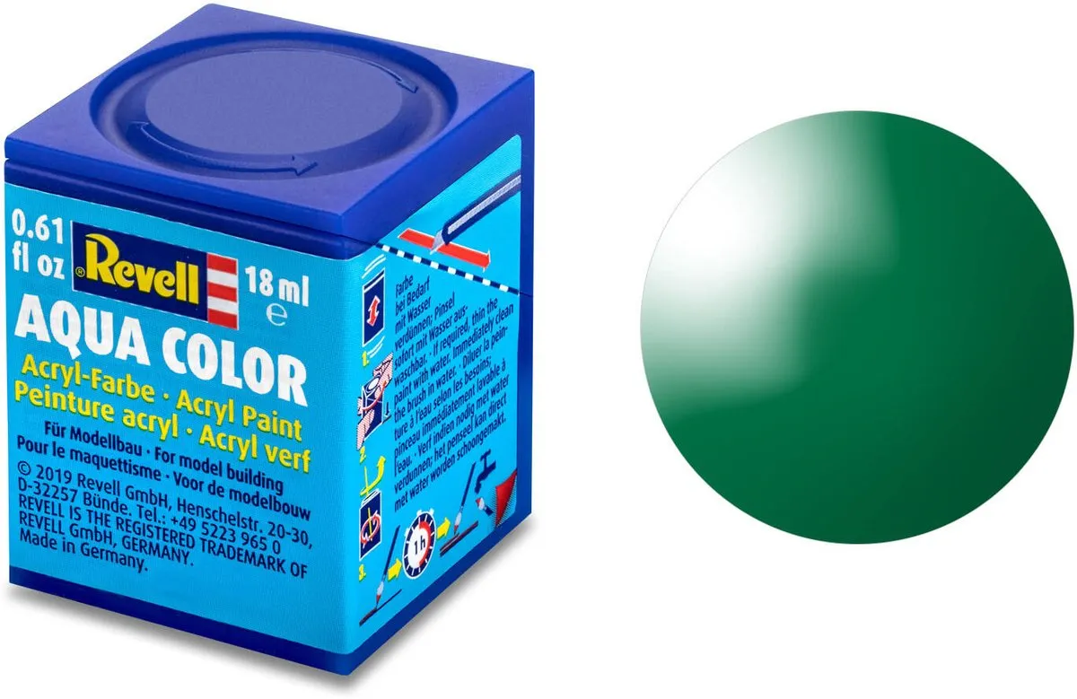 Revell Hobbyverf Acryl Aqua #61 Emerald Green Gloss 18ml