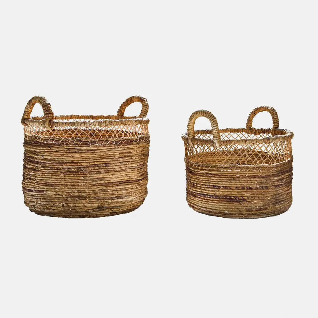 Loberon Dorelin Manden Set van 2 - 44cm - Bruin