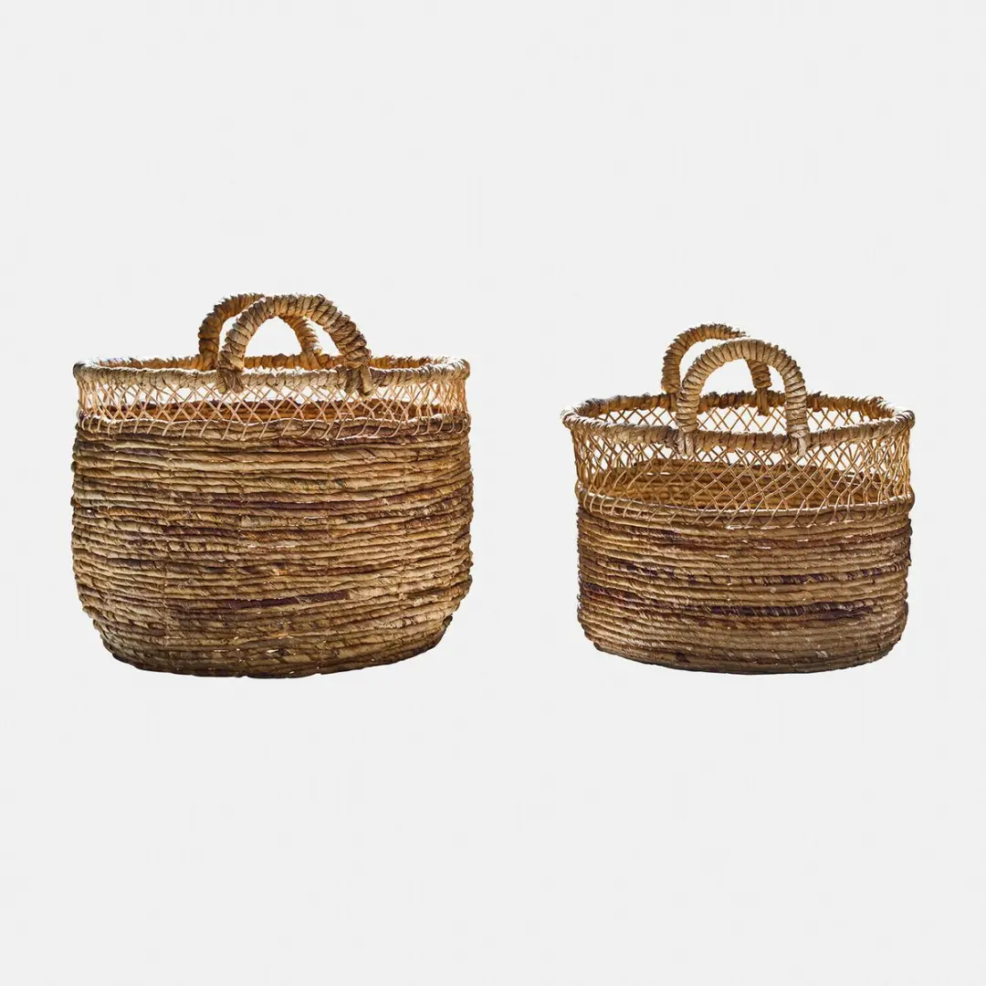 Loberon Dorelin Manden Set van 2 - 44cm - Bruin