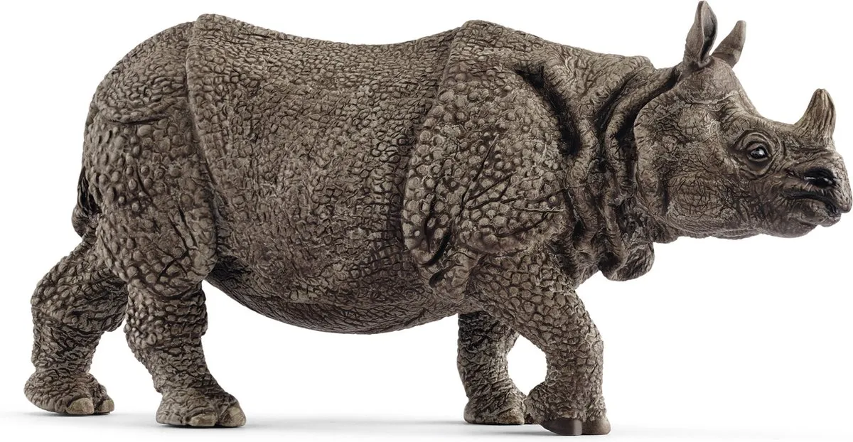 Schleich Indische Neushoorn Speelfiguur 14816 - Zwart