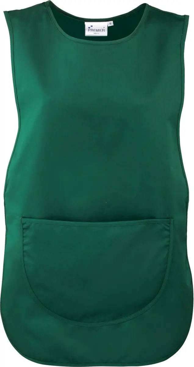 Schort/Tuniek/Werkblouse Unisex L Premier Bottle Green 65% Polyester, 35% Katoen