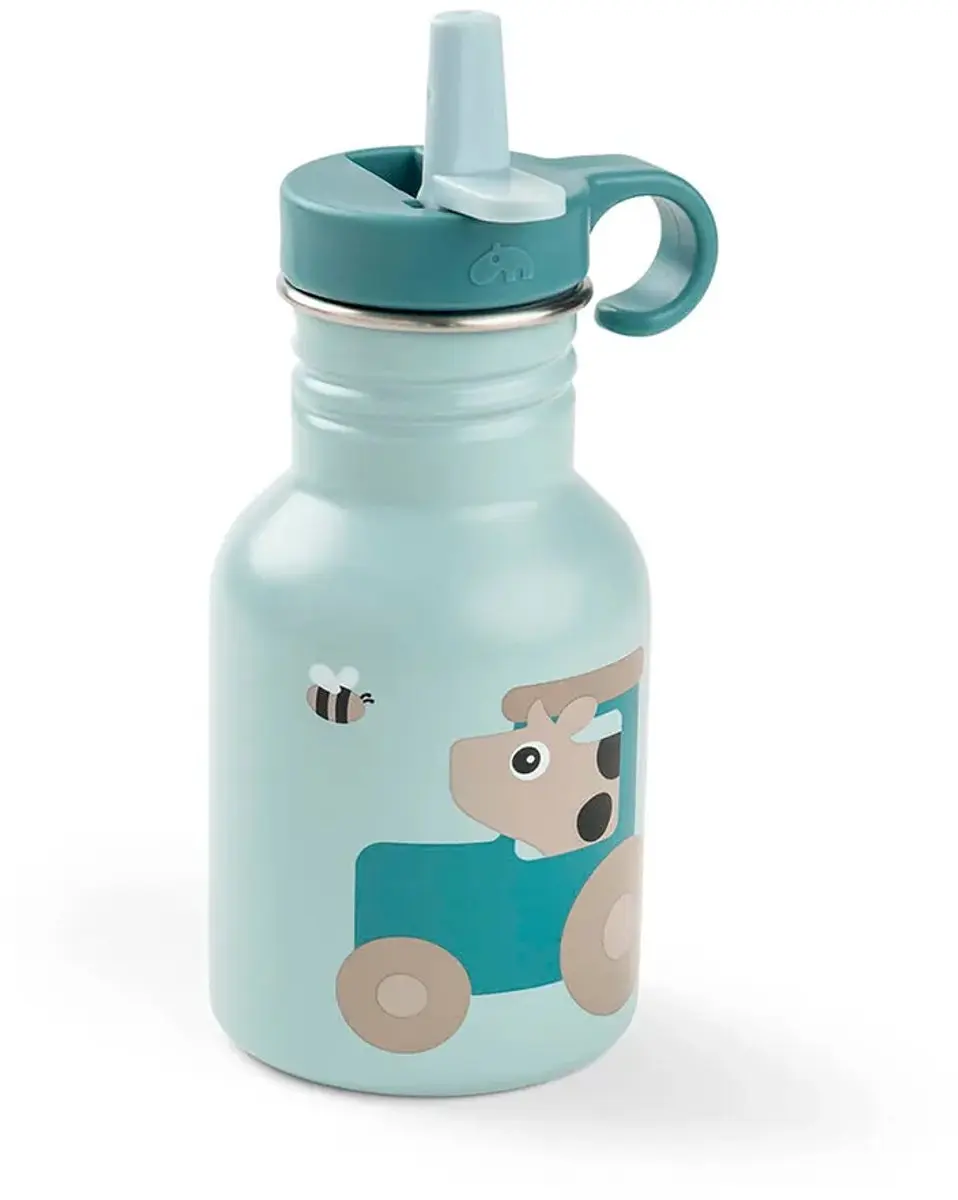 Done By Deer Tiny Farm Thermosfles 350ml - Blauw