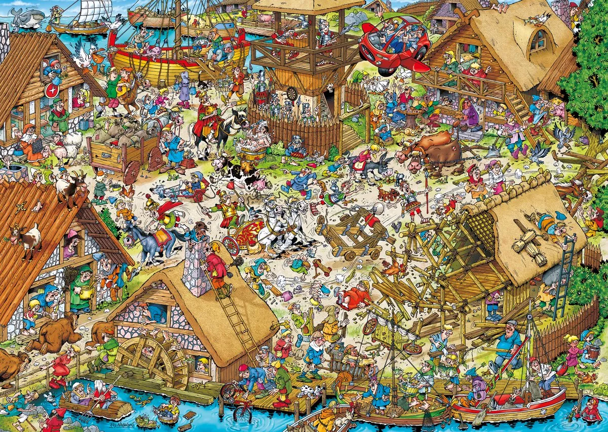 Ravensburger Ray's Comic Series Time Travel 1 - 1000 Stuks - Meerkleurig