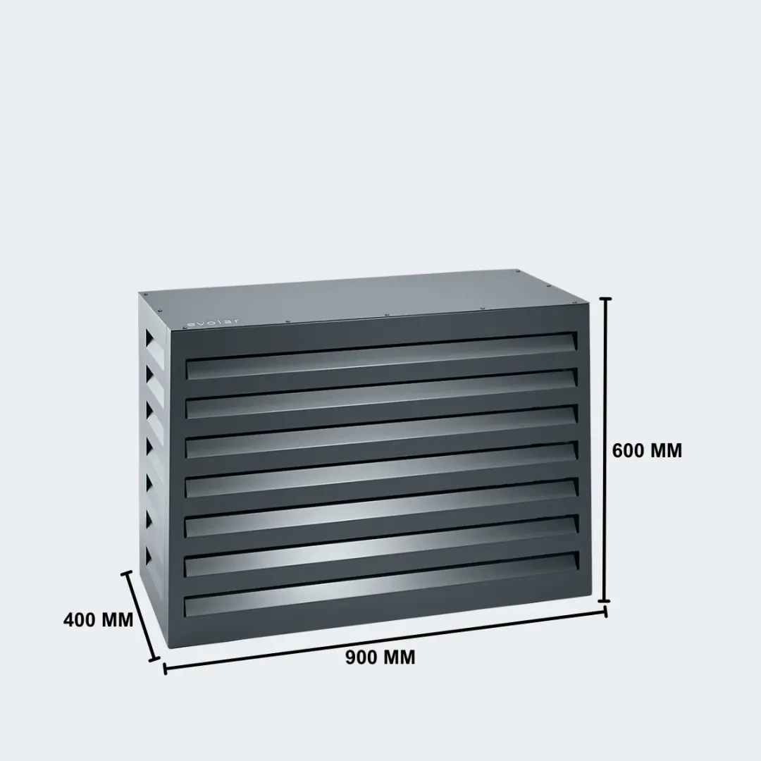 Evolar Evo-Cover XSA7016 Airco-Omkasting - Donker Antraciet - afbeelding 6 van 6