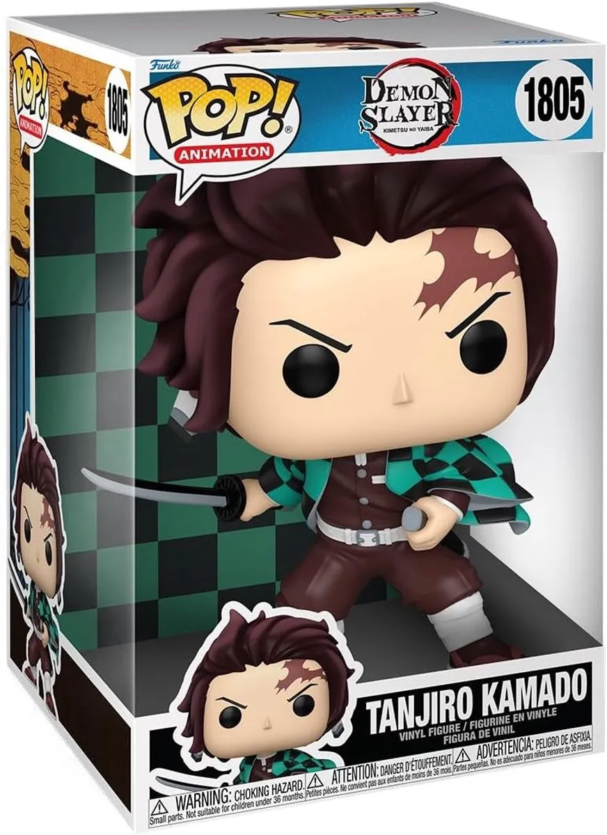 Funko POP 83720 Demon Slayer Tanjiro Kamado 10 inch - Special Edition