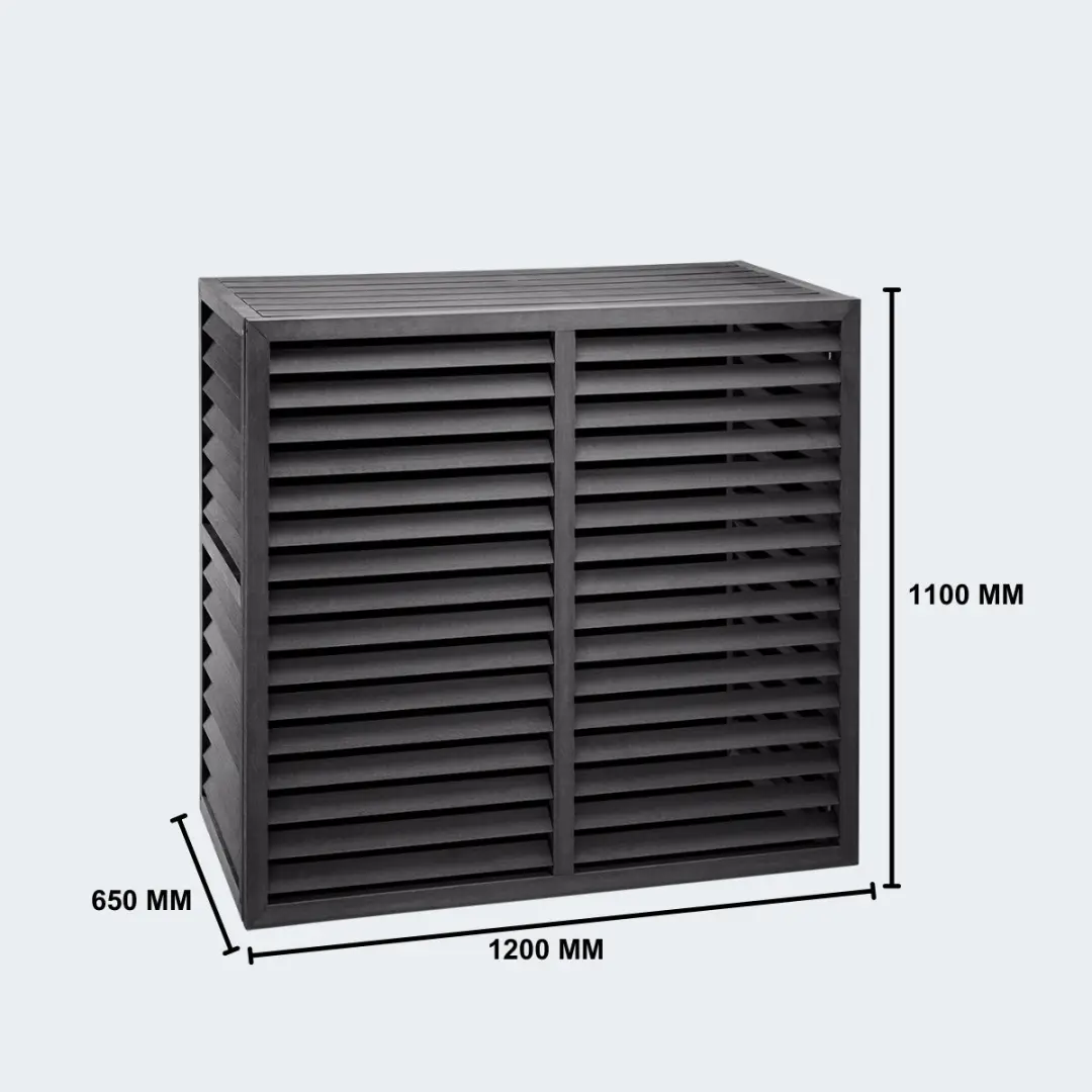 Evolar Airco Omkasting Buitenunit EVO-COVER-WPCLA - WPC Charcoal Grey - afbeelding 5 van 6