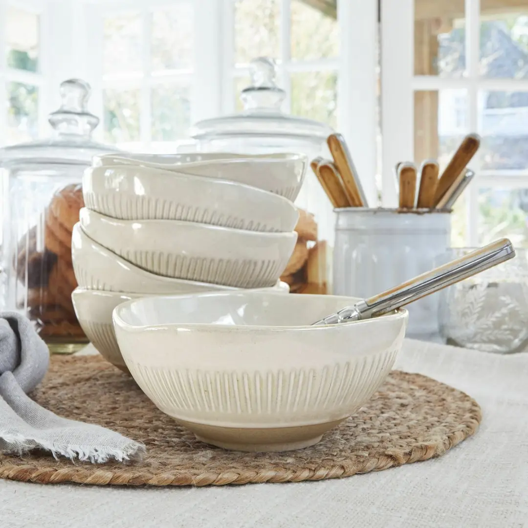 Loberon Kommetjes Periérs - 6 Stuks Beige - afbeelding 6 van 6