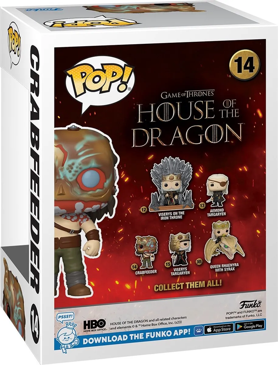 Funko Pop! House of the Dragon Crabfeeder - Multi