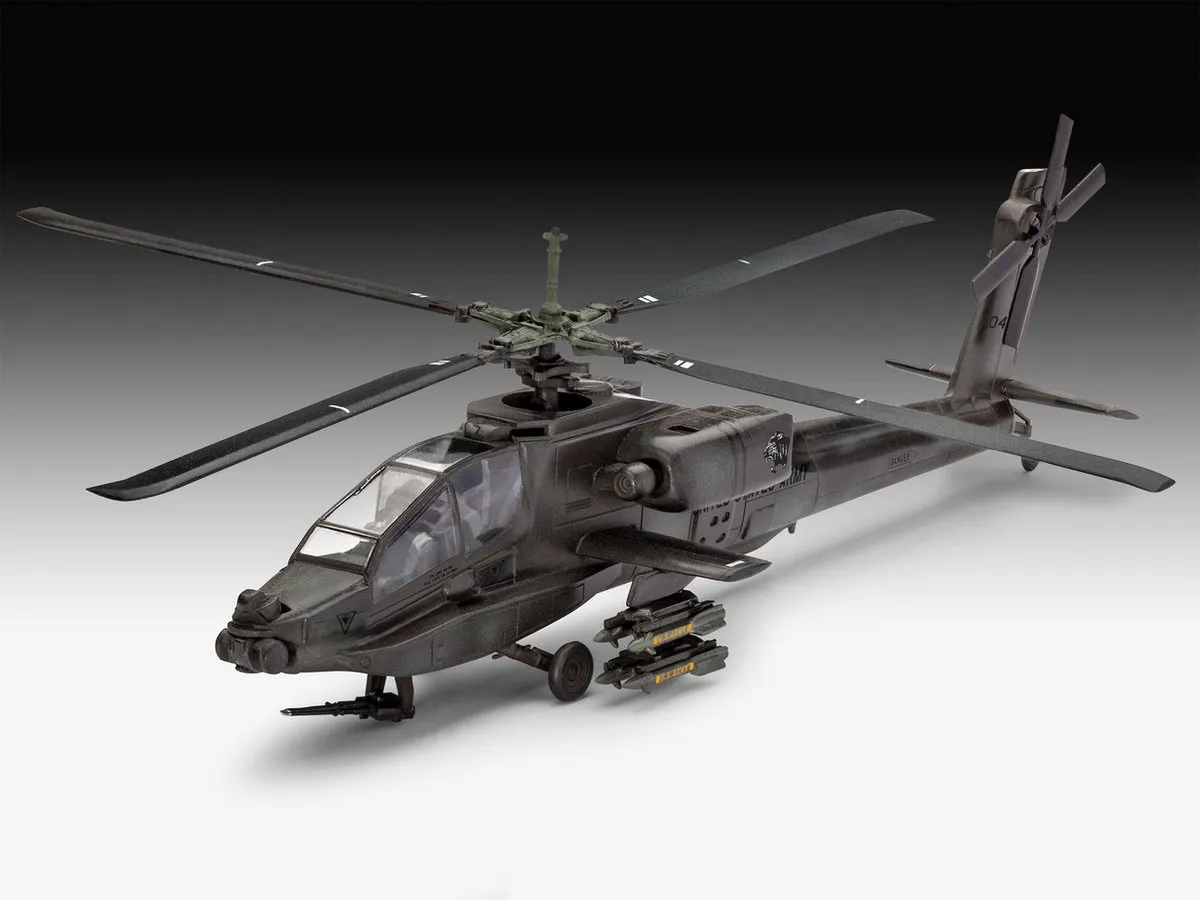 Revell AH-64A Apache Modelbouwpakket 1:112 - 56 Onderdelen - Multi