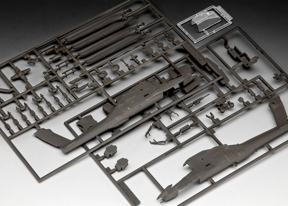 Revell AH-64A Apache Modelbouwpakket 1:112 - 56 Onderdelen - Multi