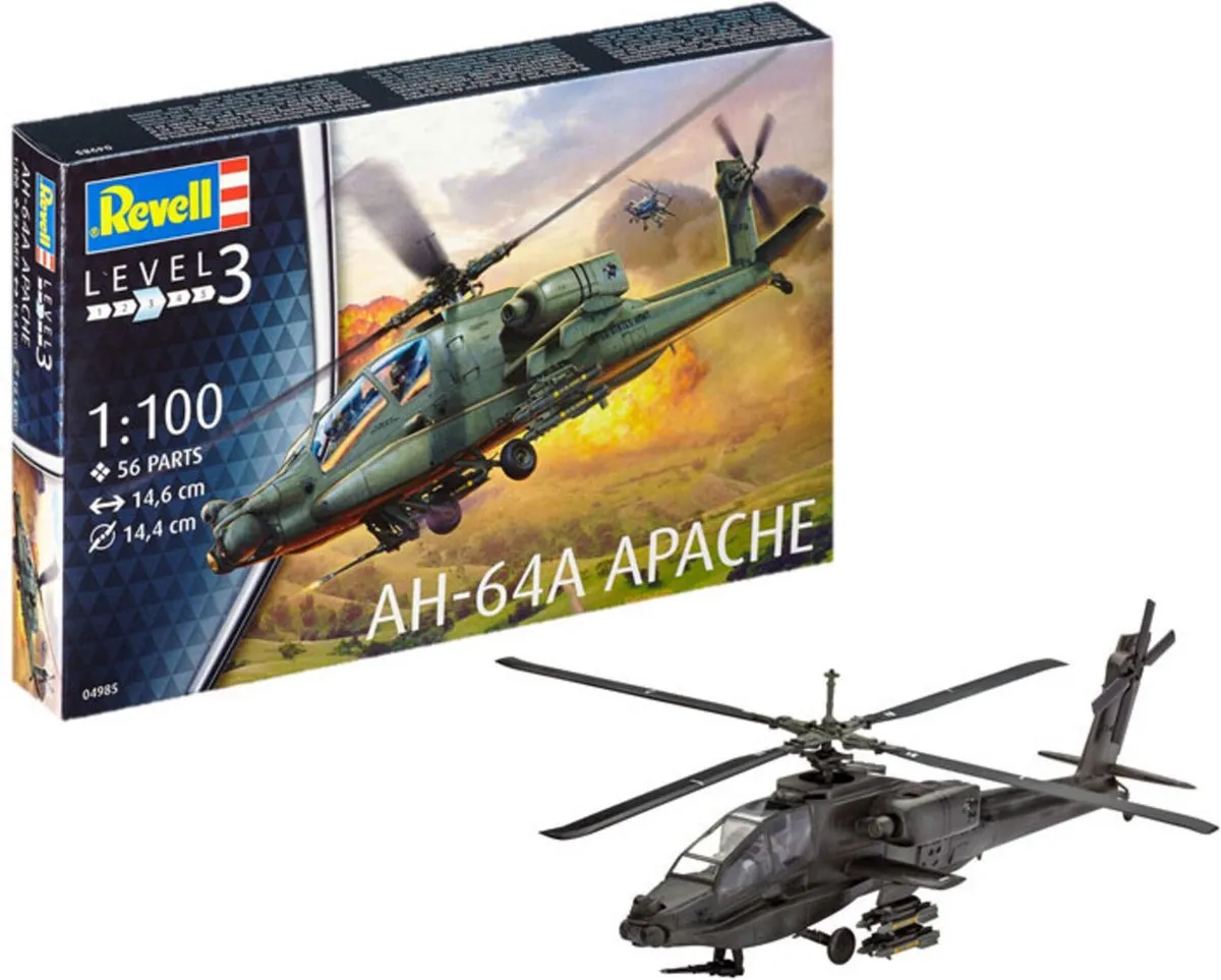 Revell AH-64A Apache Modelbouwpakket 1:112