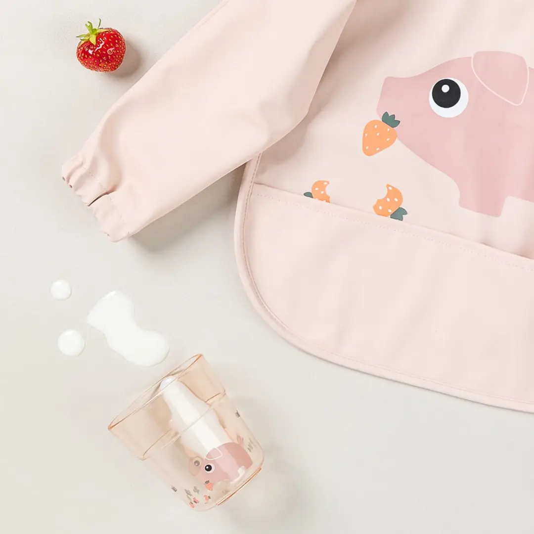 Done By Deer Tiny Farm Beker - Roze - 220ml