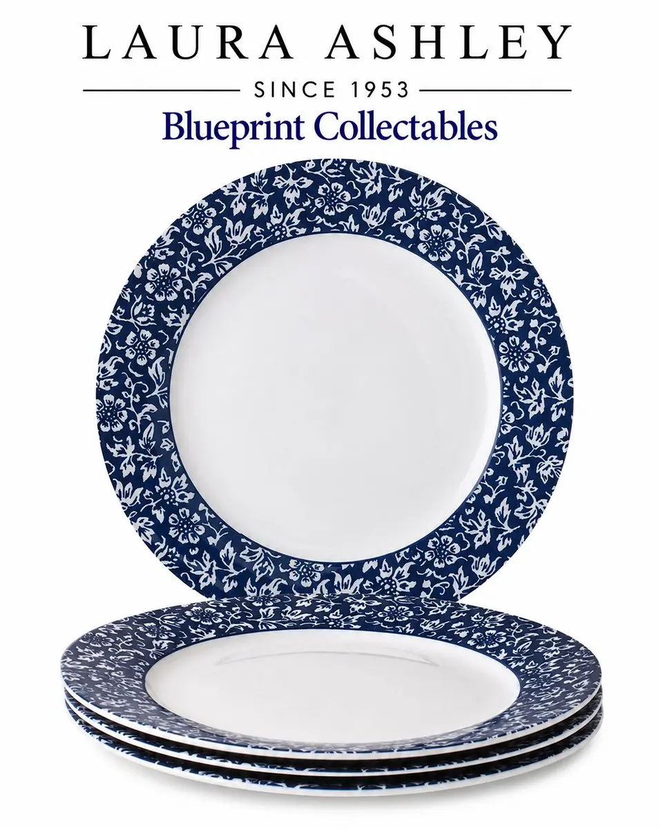 Laura Ashley Blueprint Collectables Borden set van 4