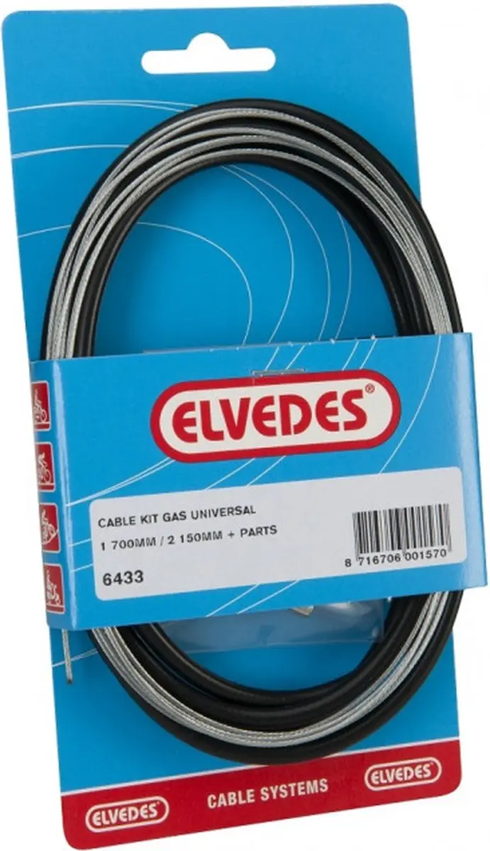 Gaskabel Compleet Elvedes Ton 49-draads (6433-49)