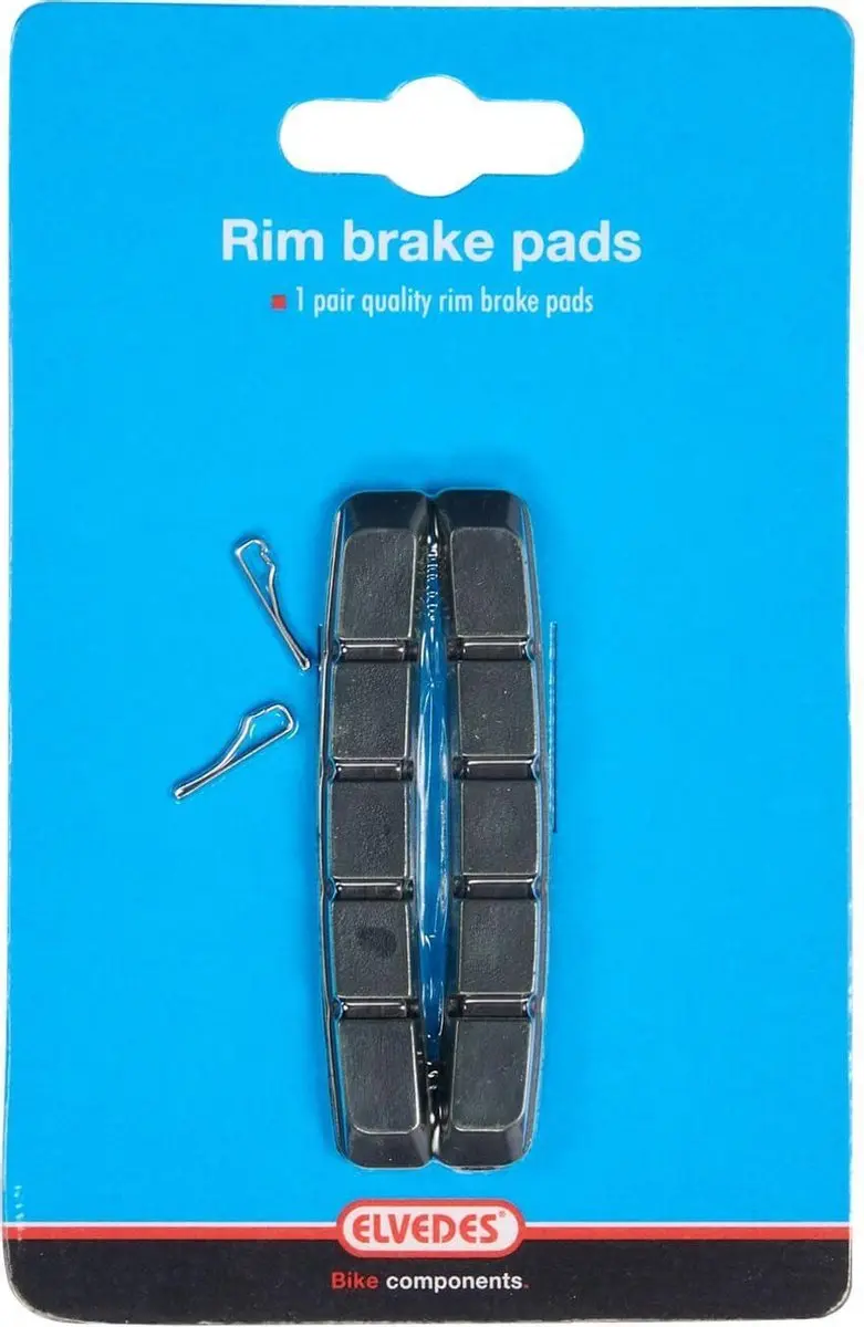 Elvedes V-brake Remblokken 72mm - Zwart - afbeelding 2 van 5