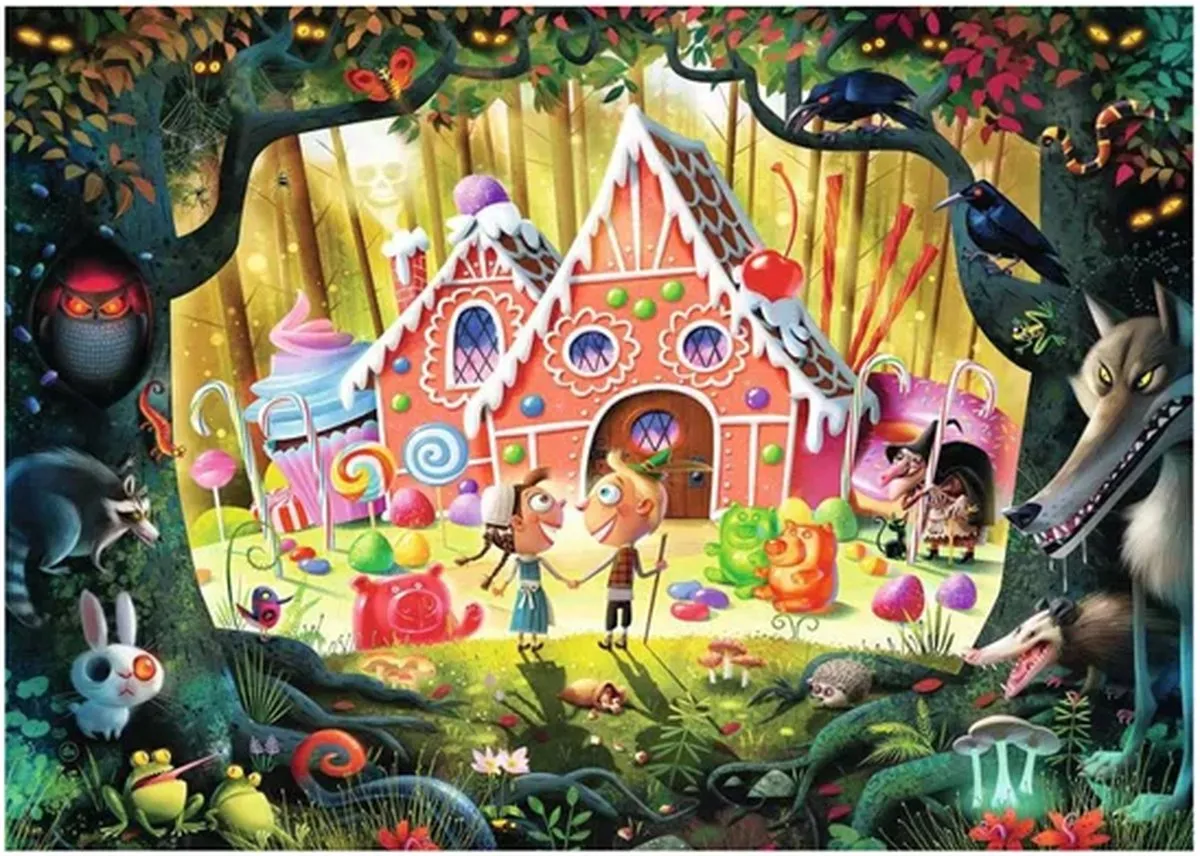 Ravensburger Hans en Grietje Legpuzzel 1000 Stuks - Multicolor