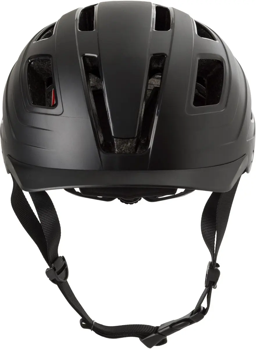 AGU Cit-E Helm - Zwart - 52-58cm - Met LED-achterlicht